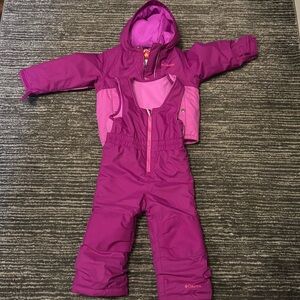 Columbia Toddler snow jacket and pants